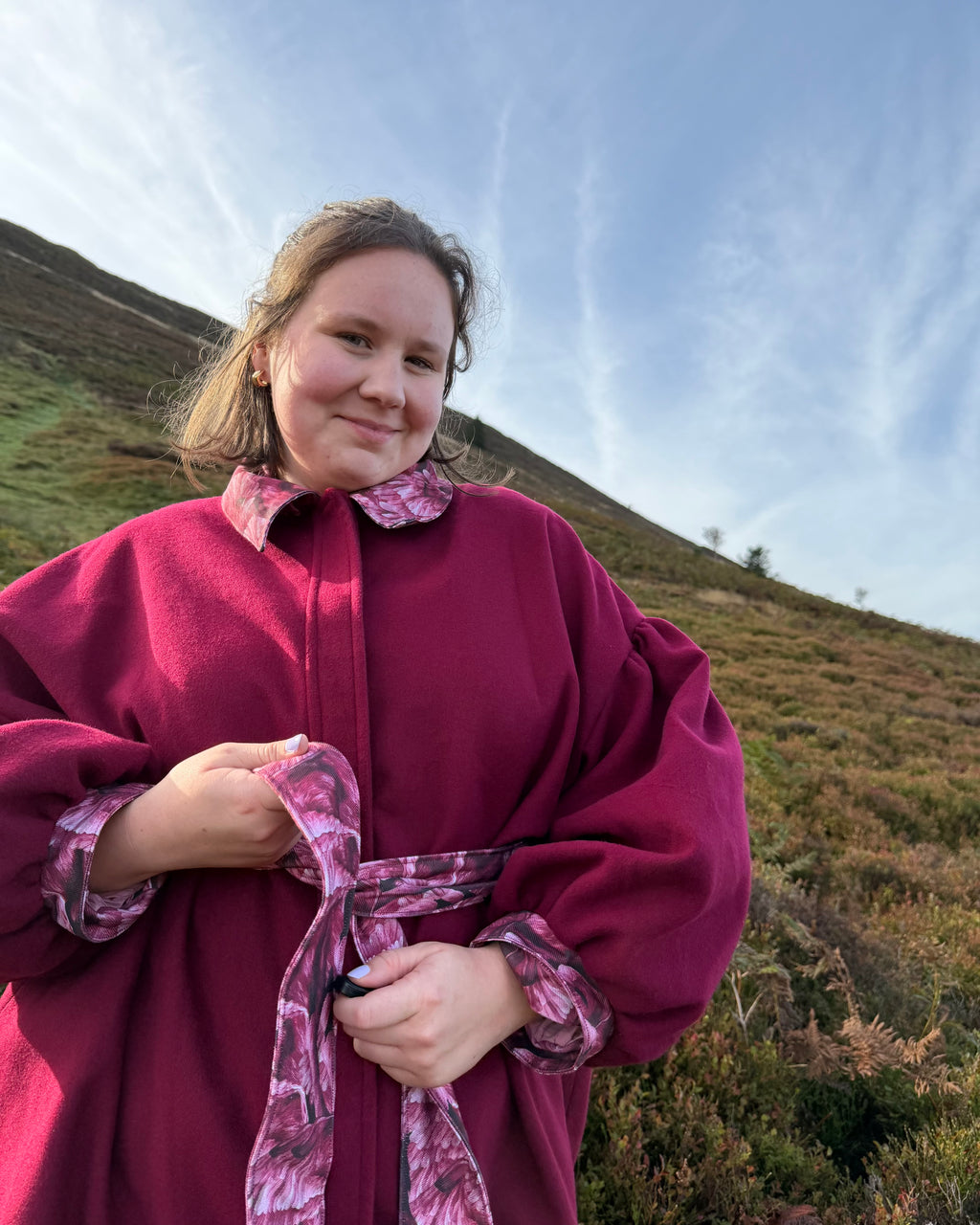 Eleri Coat - Homeward Bound (Burgundy)