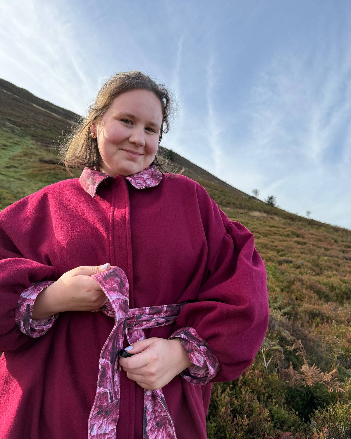 Eleri Coat - Homeward Bound (Burgundy)