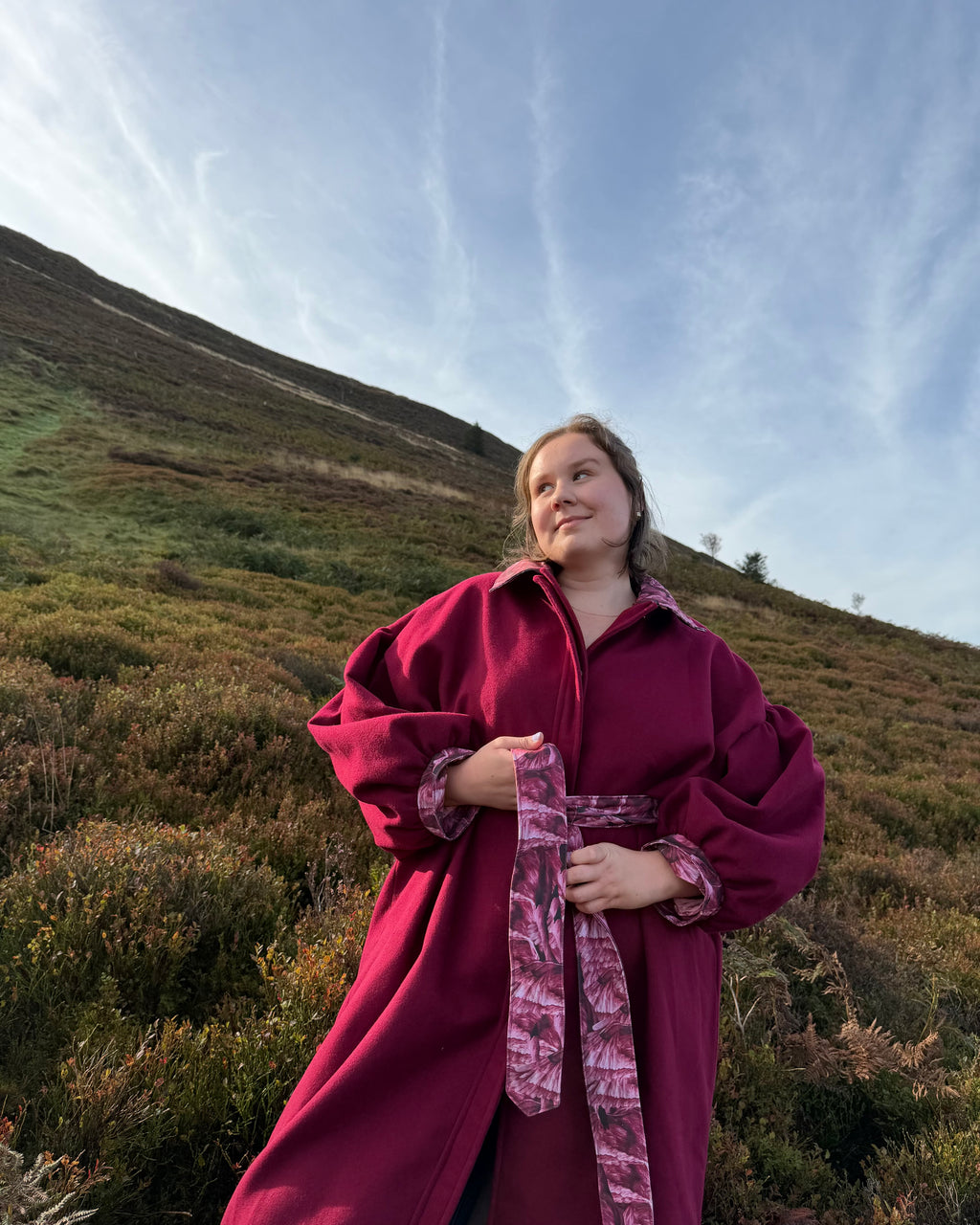 Eleri Coat - Homeward Bound (Burgundy)