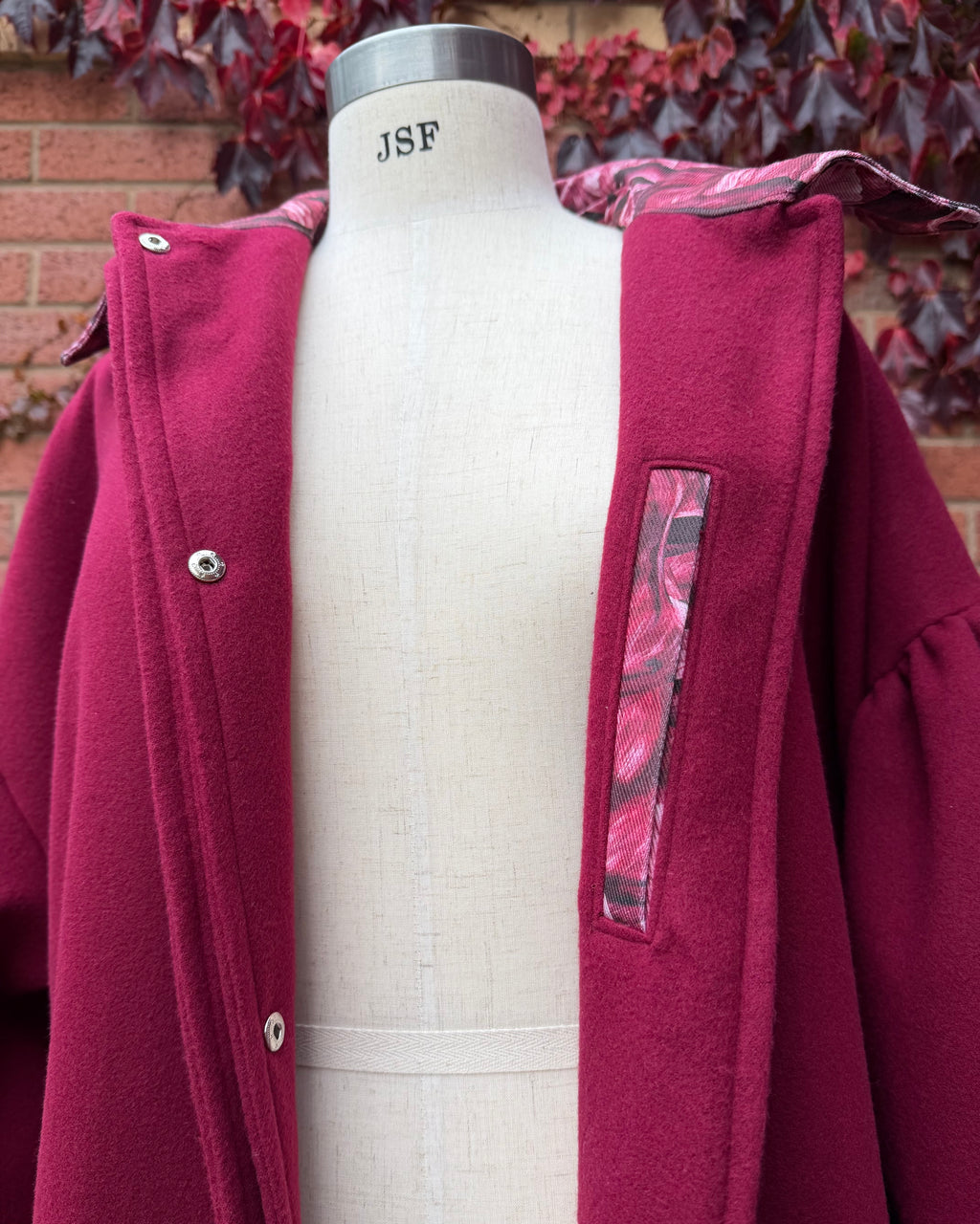 Eleri Coat - Homeward Bound (Burgundy)