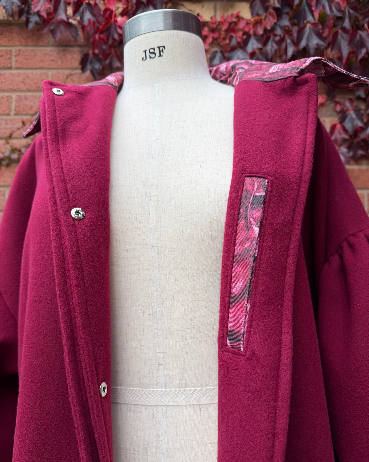 Eleri Coat - Homeward Bound (Burgundy)